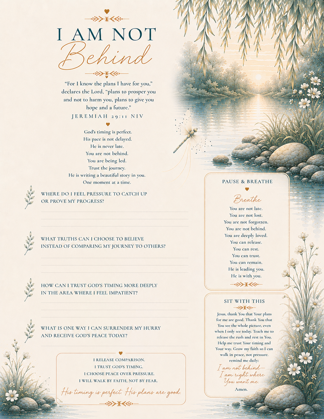 BESIDE STILL WATERS: Finding Rest in the Presence of God