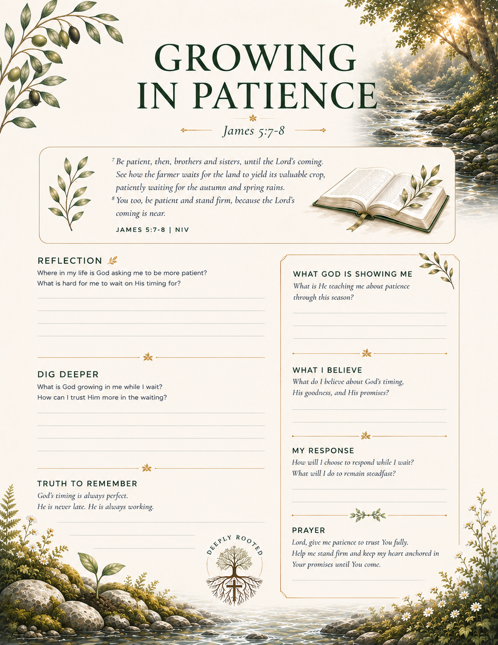 DEEPLY ROOTED: Growing a Faith That Cannot Be Shaken
