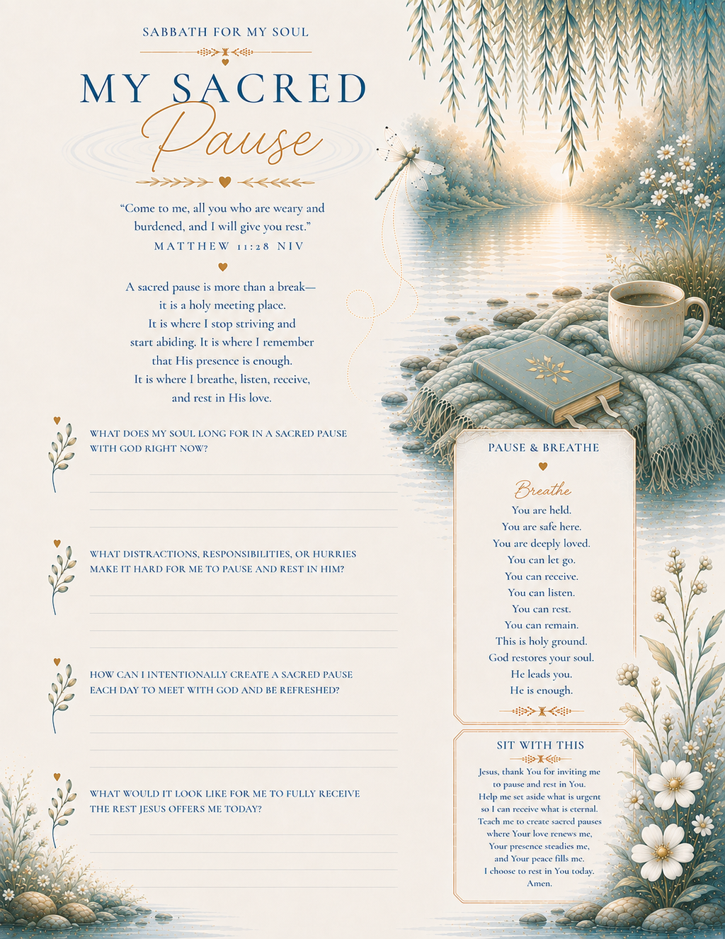 BESIDE STILL WATERS: Finding Rest in the Presence of God