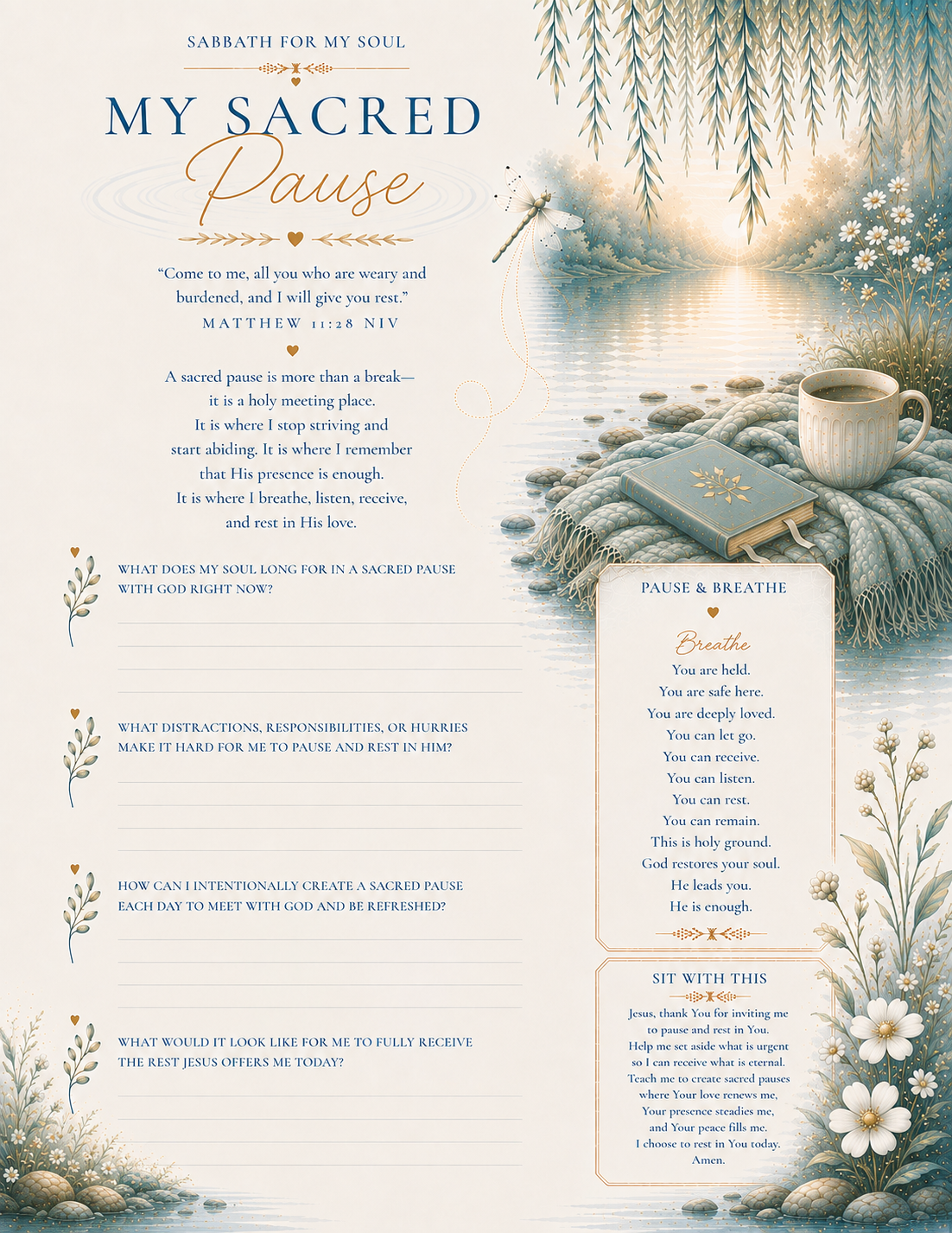 BESIDE STILL WATERS: Finding Rest in the Presence of God