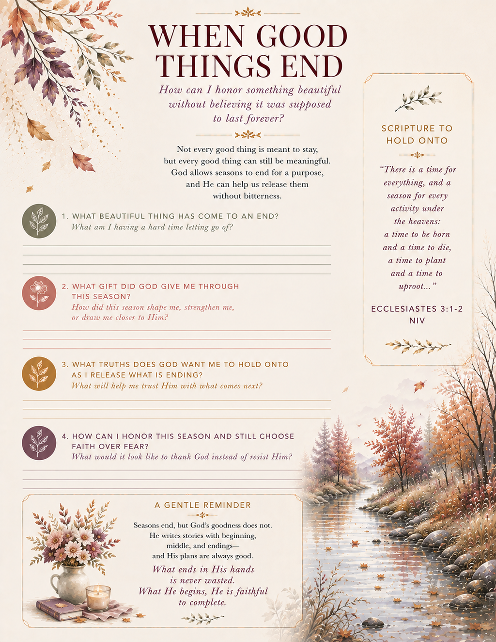 IN EVERY SEASON:  Finding God in the Changing Seasons of Life