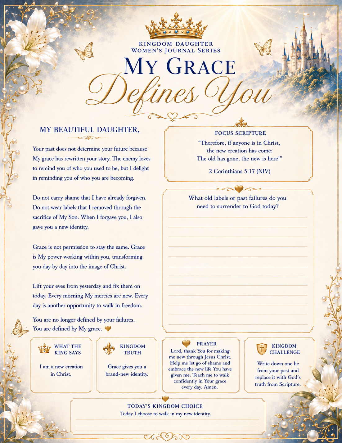 Daughter of the King: Living Confidently in Your God-Given Identity
