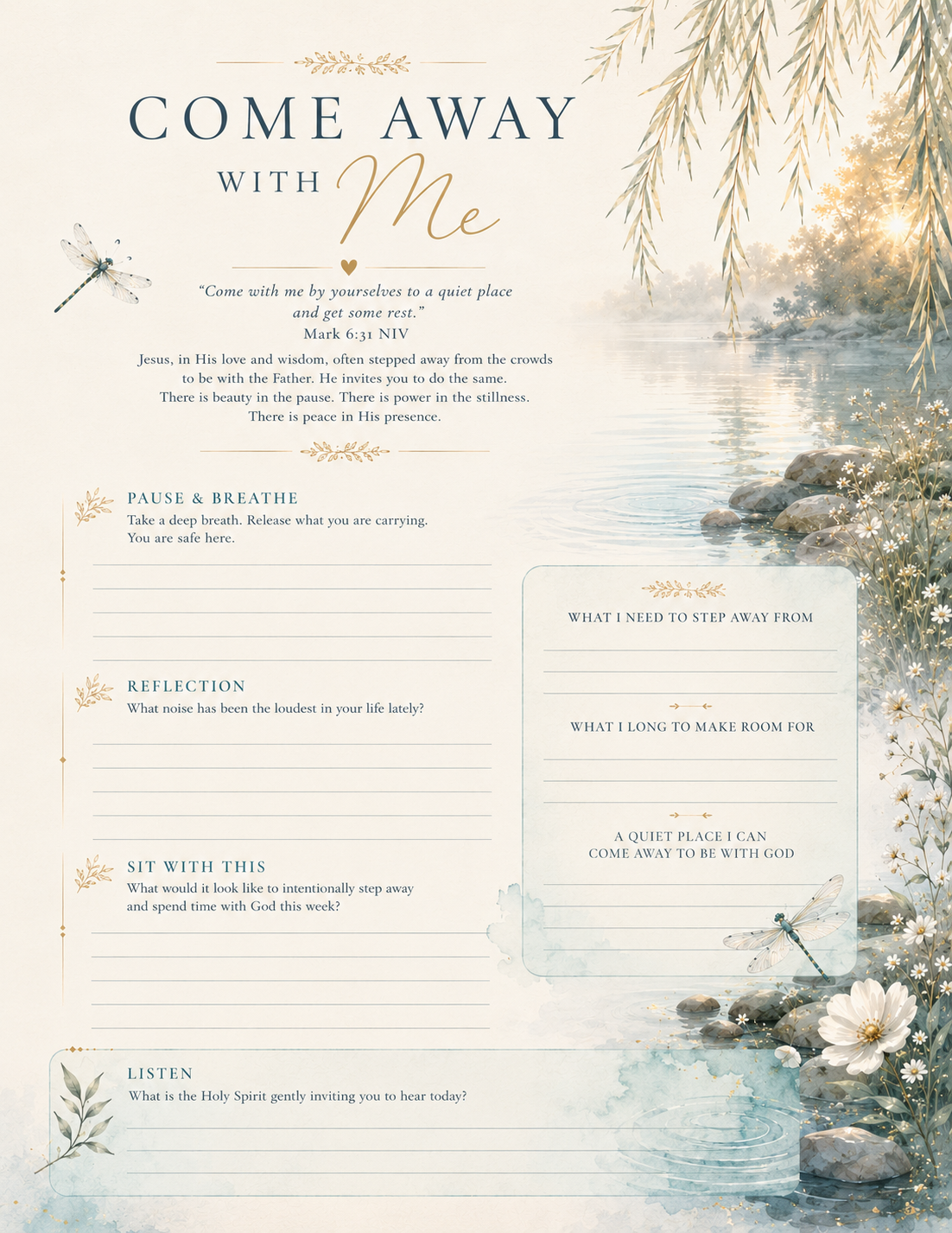 BESIDE STILL WATERS: Finding Rest in the Presence of God