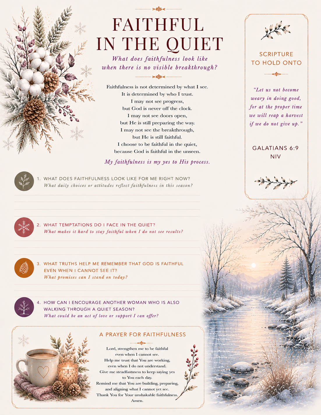 IN EVERY SEASON:  Finding God in the Changing Seasons of Life