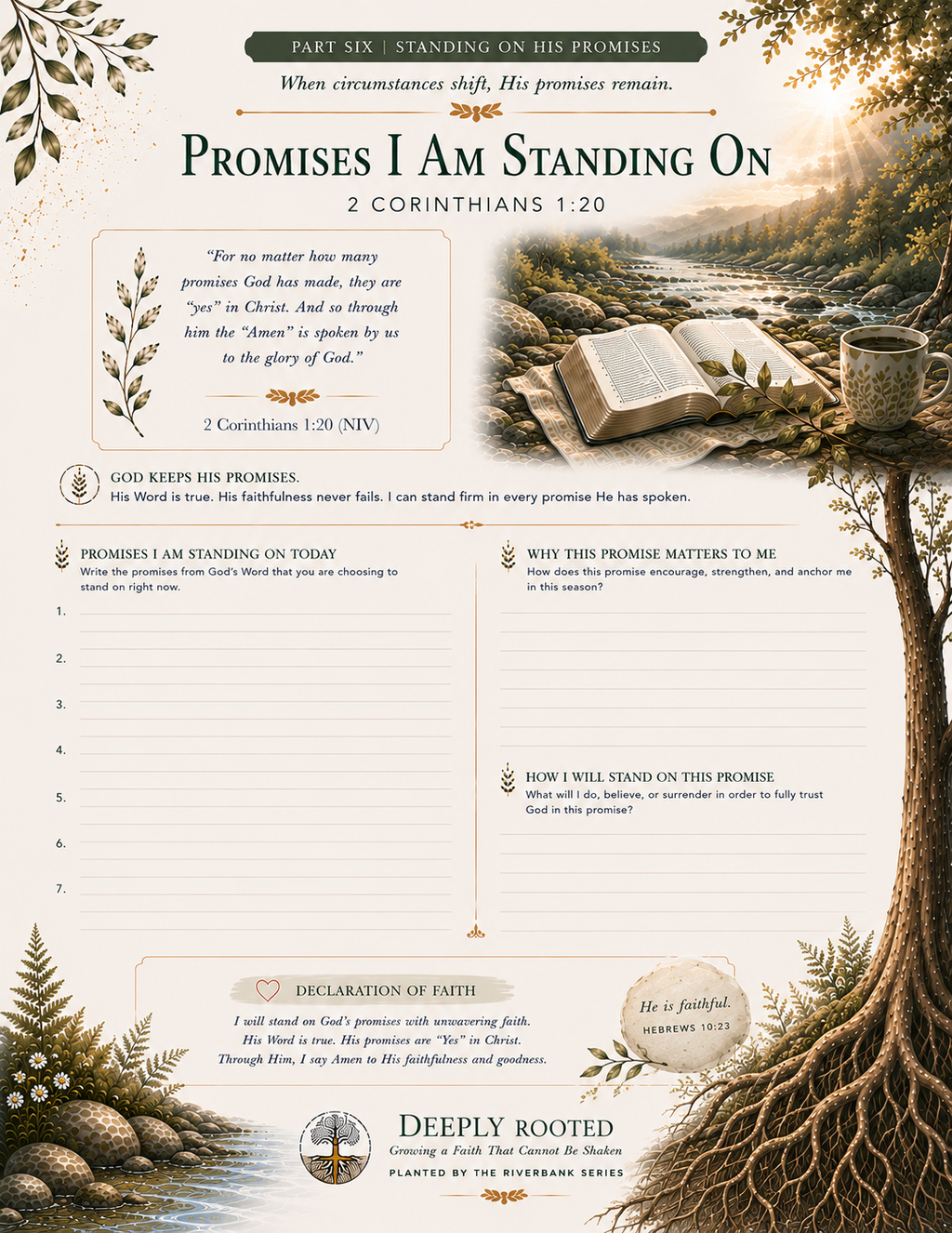 DEEPLY ROOTED: Growing a Faith That Cannot Be Shaken